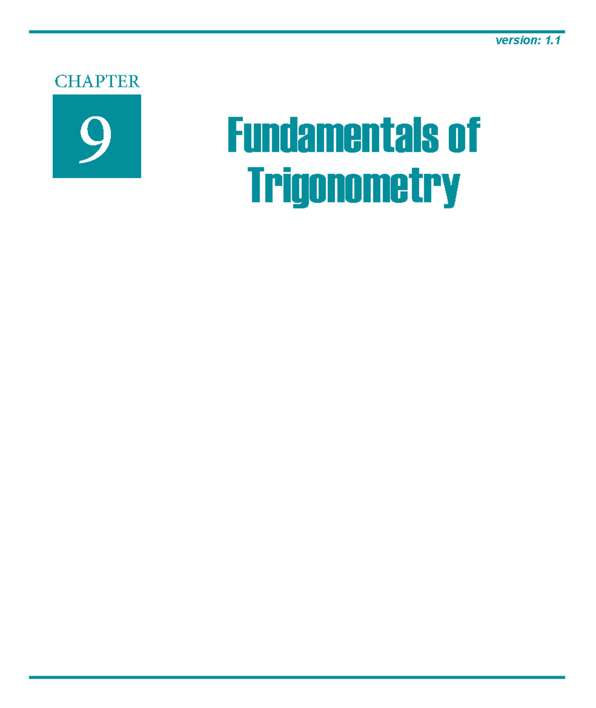 636939244387104896-0-books - CHAPTER 9 Fundamentals of Trigonometry ...