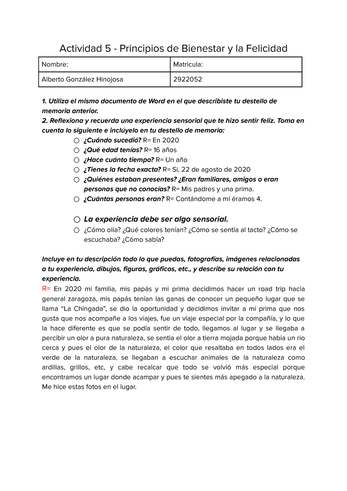 Actividad 5 - Principios De Bienestar Y La Felicidad - Actividad 5 ...