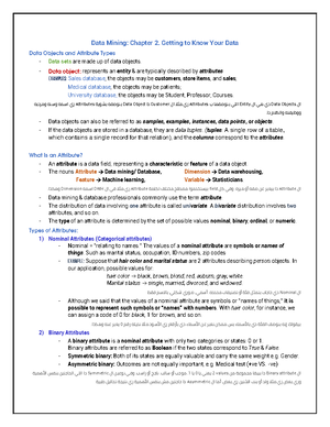 DM CH01 - data mining - Data Mining: Chapter 1. Introduction Terabytes ...