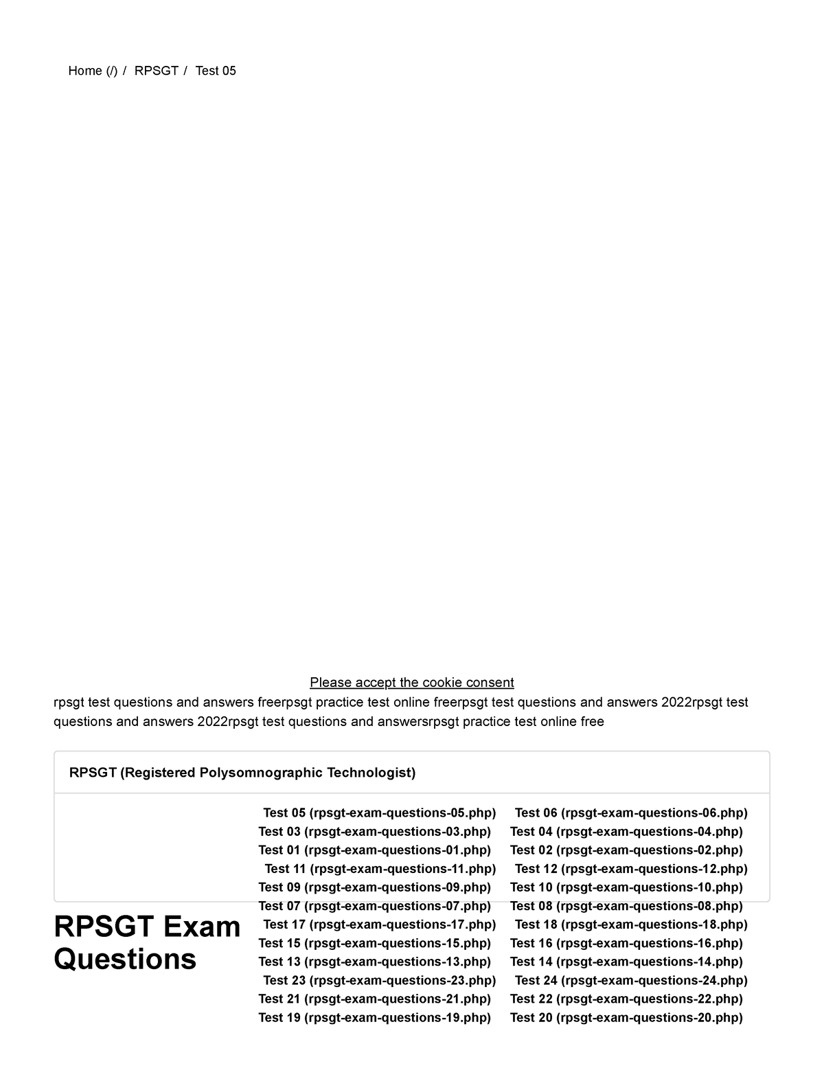 RPSGT Practice Test (Updated 2023)