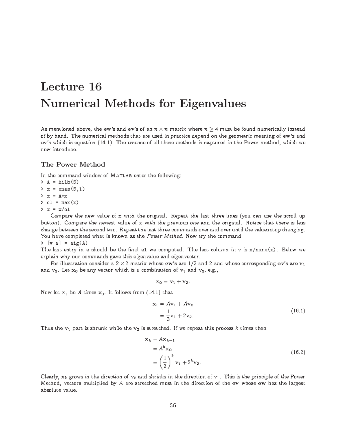 Lecture 16 MATH 3600 Spring 2015 - Lecture 16 Numerical Methods For ...