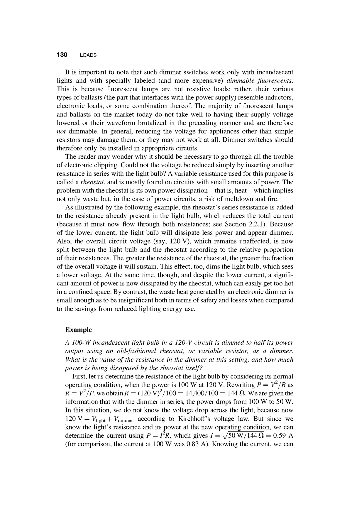 introduction to load and power - It is important to note that such ...