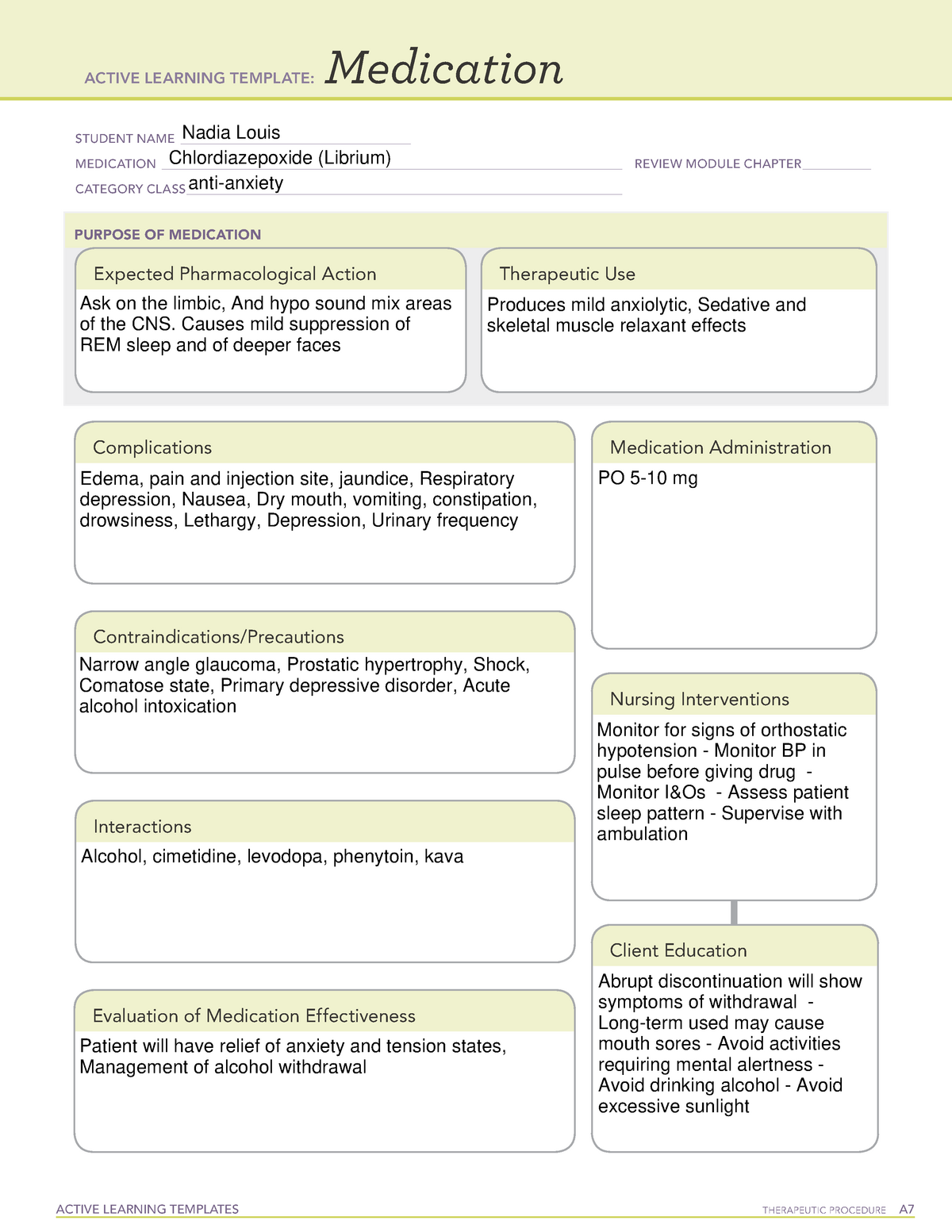 librium-using-the-ati-active-learning-medication-template-and-ati