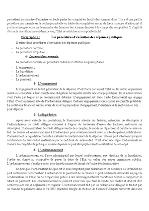 Fiche - Les Principes Budgétaires Et Comptables - Origines Des ...