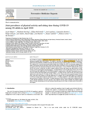 The Impact of Covid-19 on Physical Activity Behavior and Well-Being of ...
