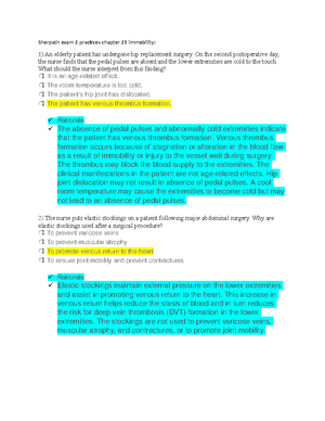 Practice Sherpath Quiz Chapter 28 - Muscles Exert Pull On Bones In The ...