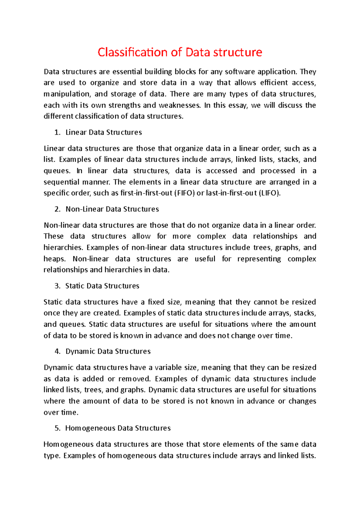 classification-of-data-structure-they-are-used-to-organize-and-store