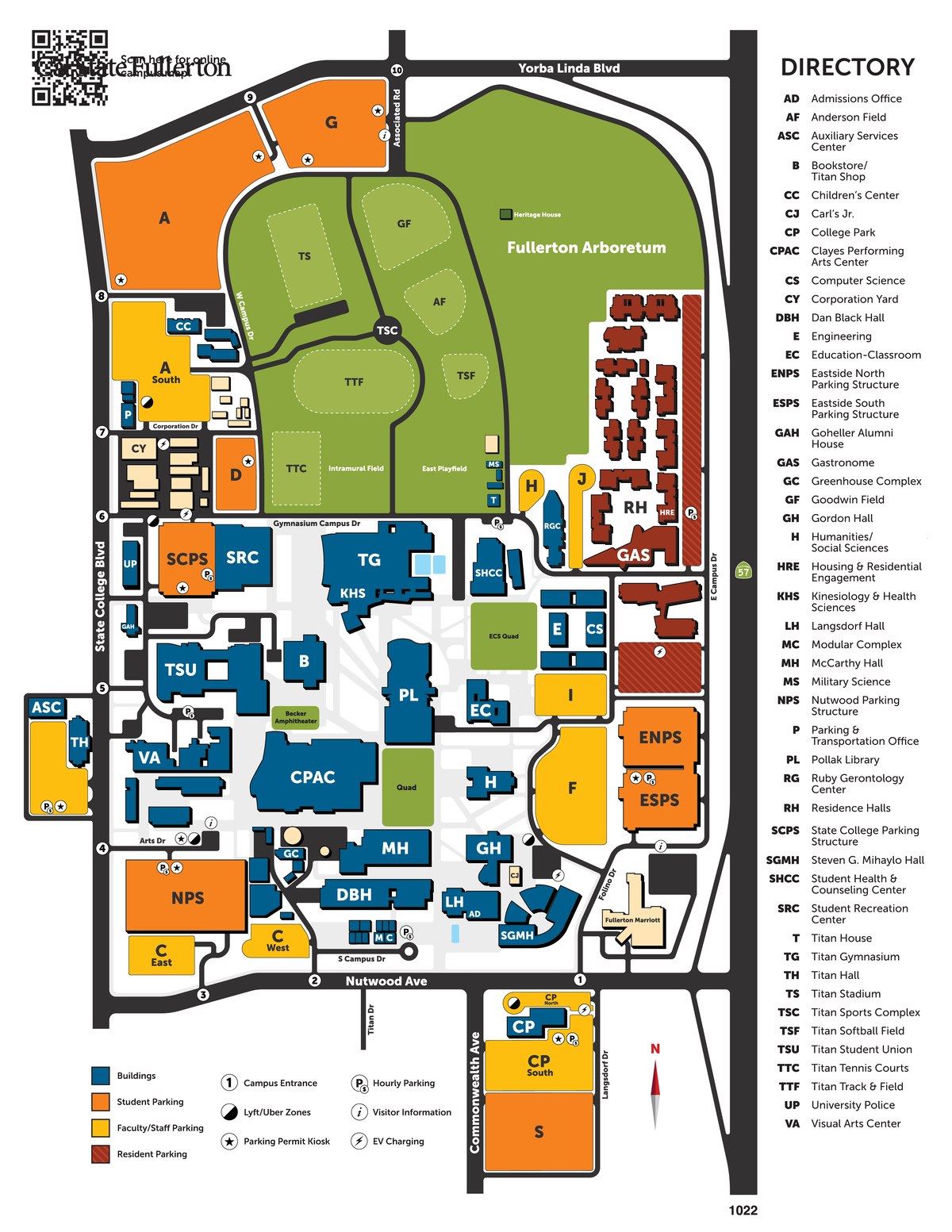 Cal State Fullerton Campus Map World Map vrogue.co