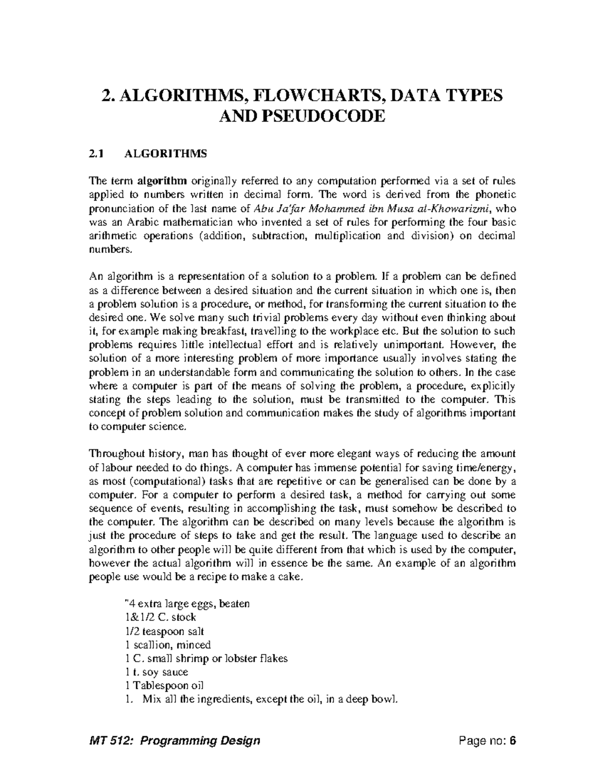 1Algorithms 3 - Computer Engineering involves the design and ...