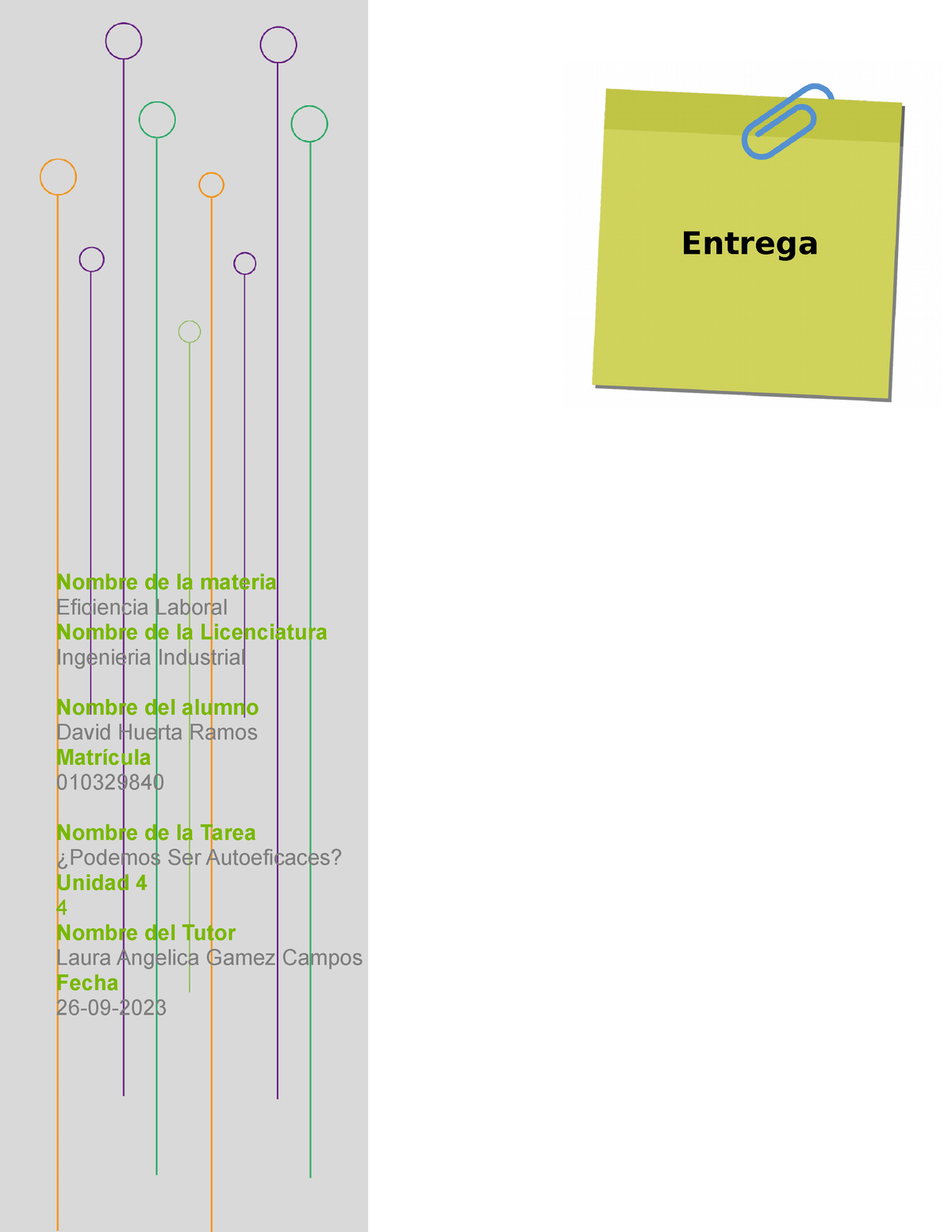 Semana 5 - Tarea Para Que Alguien Mas Se Ayude - Nombre De La Materia ...