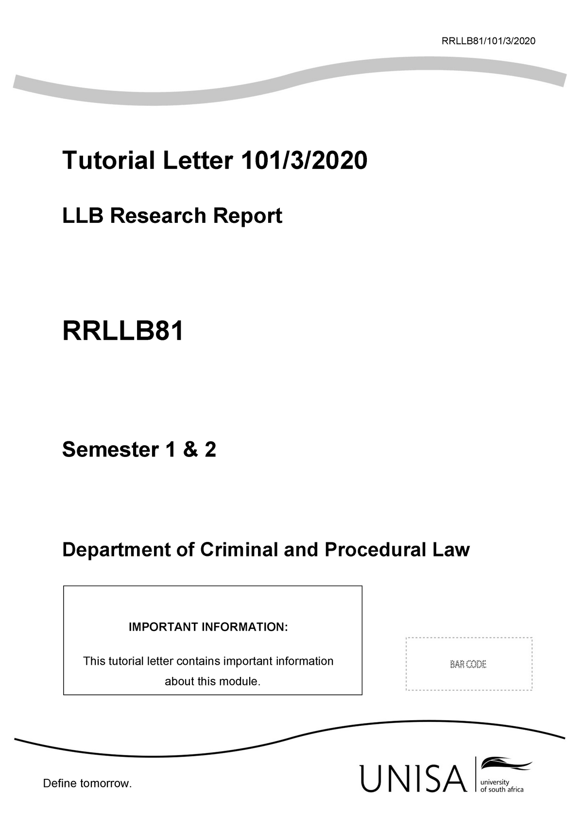 llb research report pdf