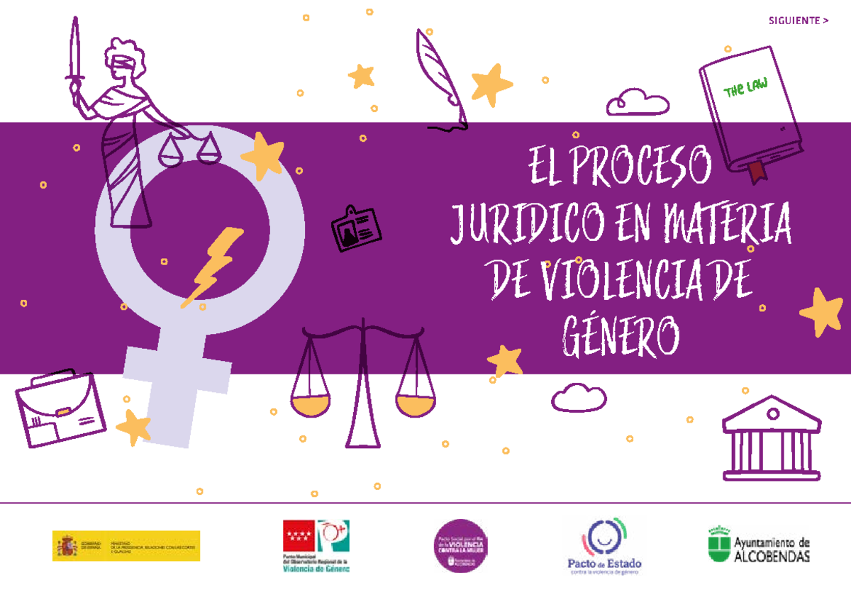 El proceso jurídico en materia de violencia de género - EL PROCESO ...