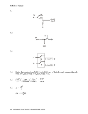 Solution Manual 4Th Edition Chapter 9 - 66 Introduction To Mechatronics And  Meaurement Systems 9. 9. - Studocu