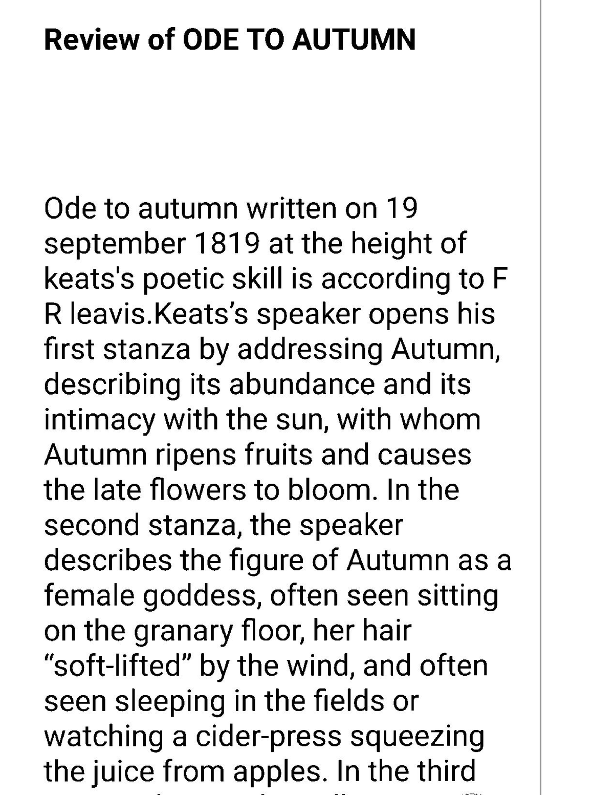 a-review-of-ode-to-autumn-ba-english-studocu