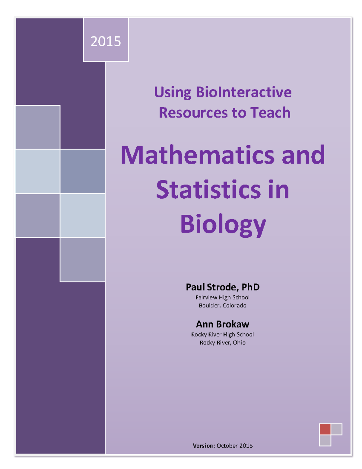 Statistics-Teacher-Guide - Using BioInteractive Resources to Teach ...