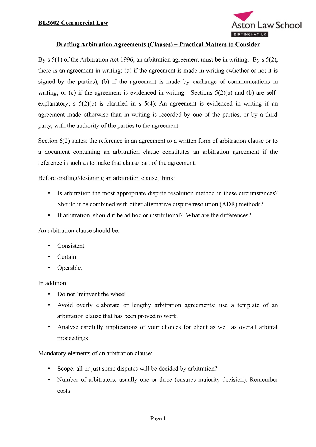 drafting-arbitration-agreements-clauses-practical-matters-to