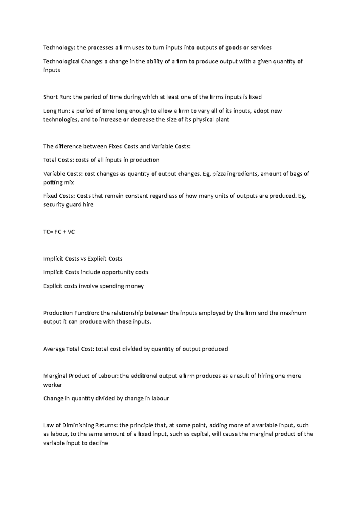 Eco lecture 4 notes - All relevant learning material for week 4 of ...