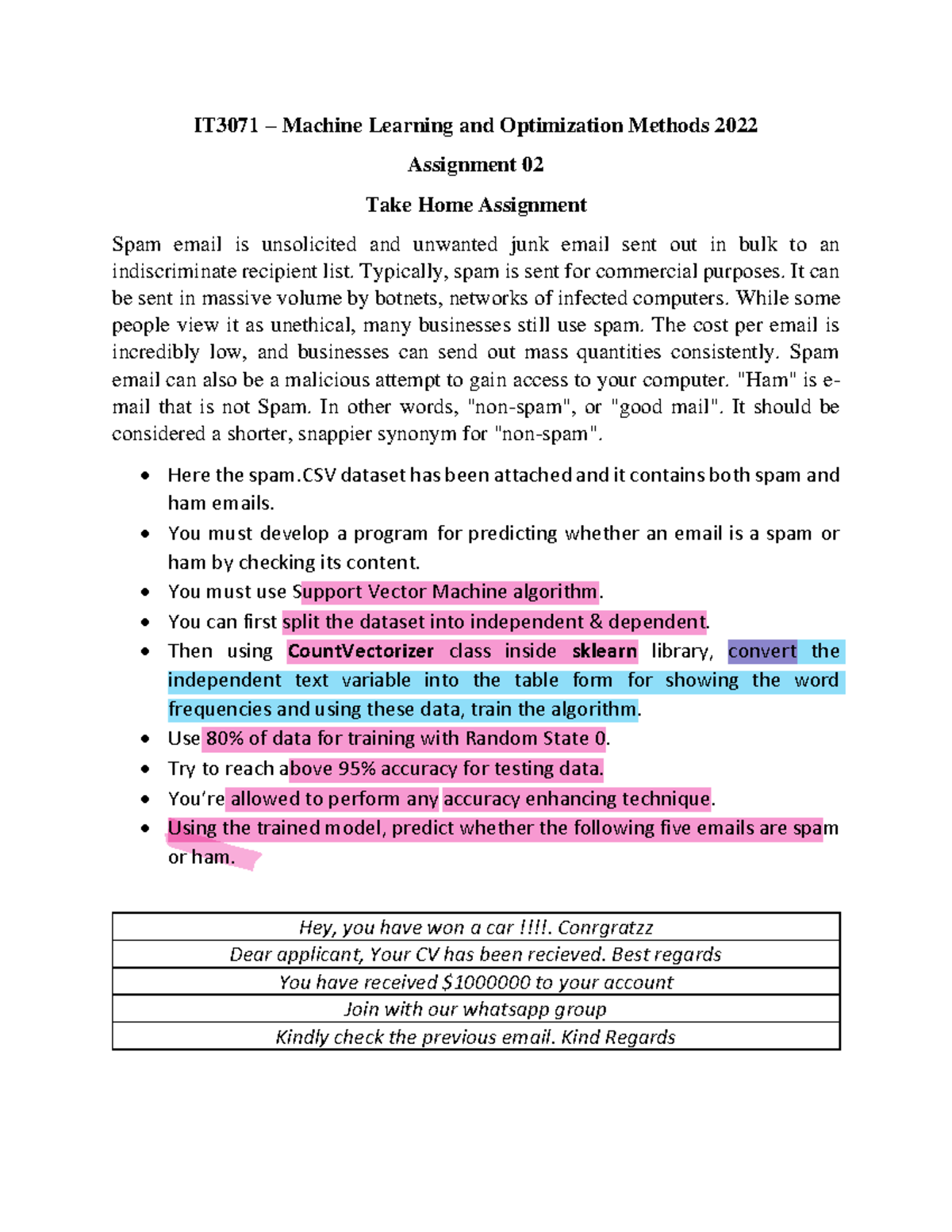 MLOM - Assignment 02 - ffHEOHEOFEHOE - IT3071 – Machine Learning and ...
