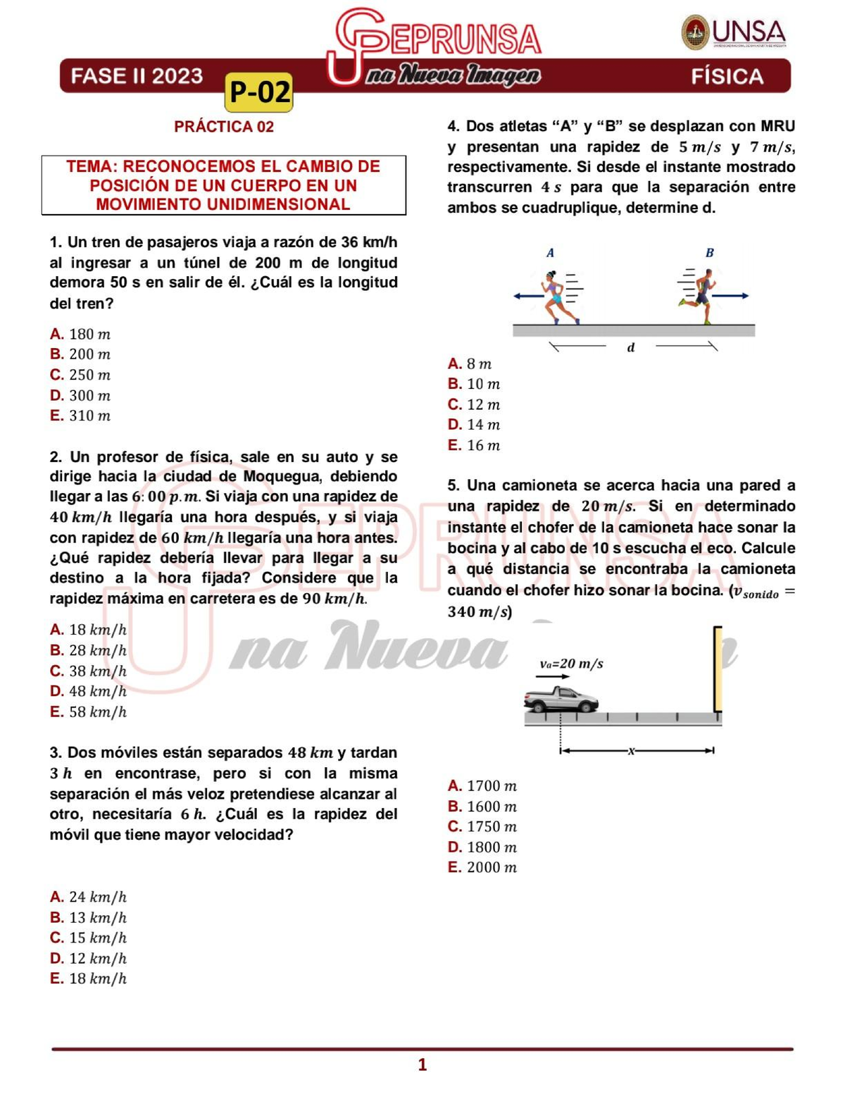 P- 02 Física Ceprunsa 2DA FASE - Derecho De Familia Y Susecion - Studocu