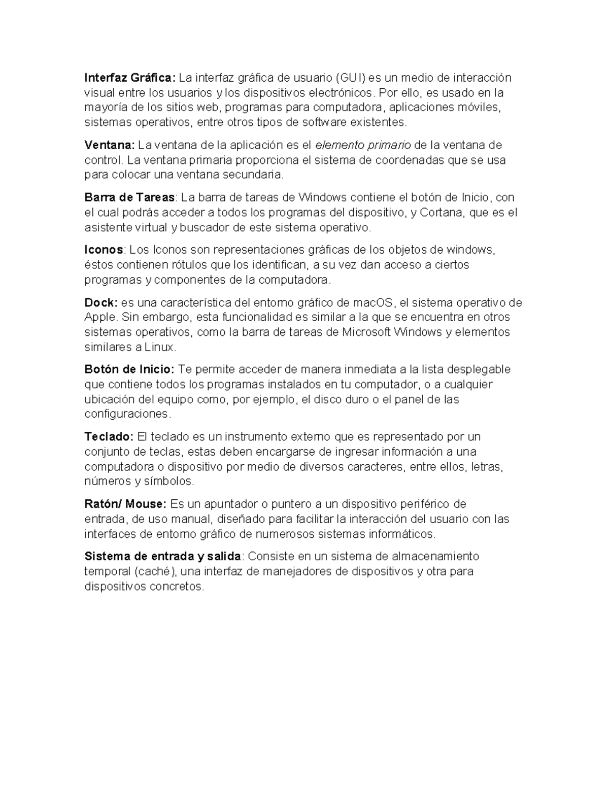 Conceptos relacionados - Interfaz Gráfica: La interfaz gráfica de ...