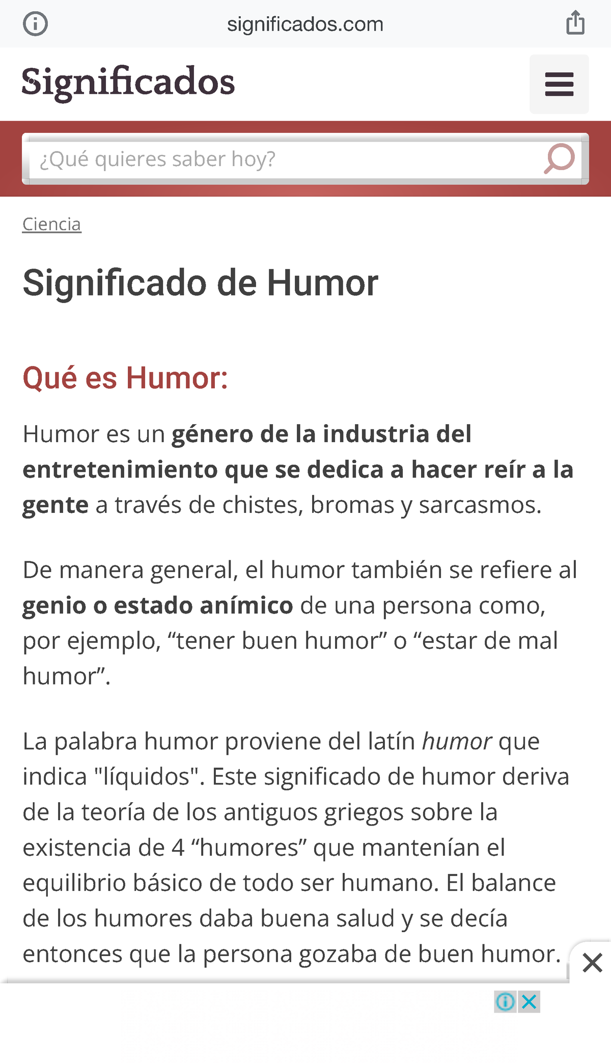 Significado De Humor (Qué Es, Concepto Y Definici… - Signi%cado De ...