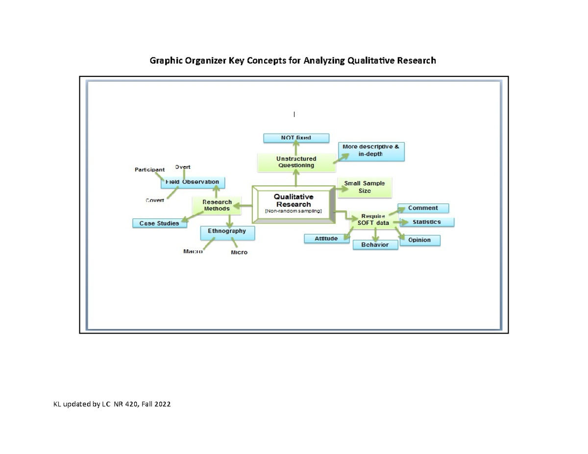 qualitative research graphic organizer