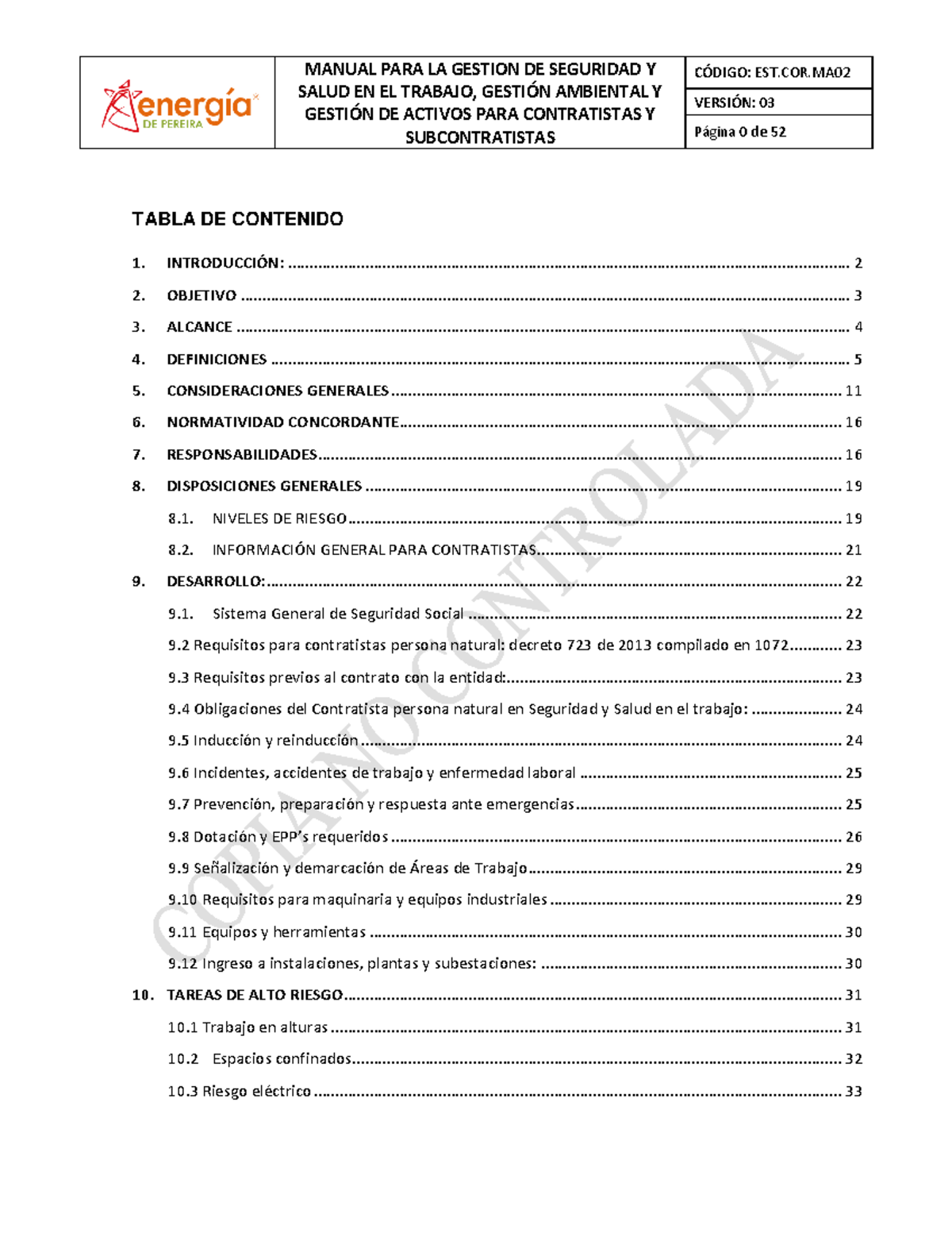 8. Manual PARA LA Gestion DE Seguridad Y Salud EN EL Trabajo Y Gestión ...