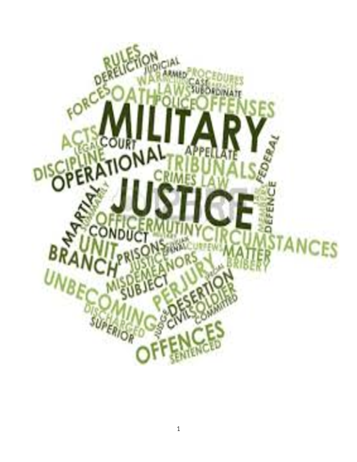 what is military justice essay brainly