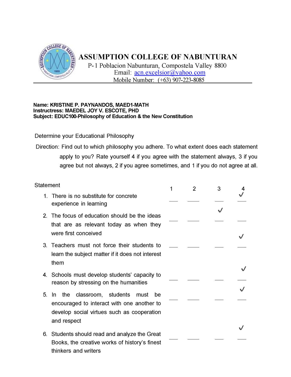 Reaction Paper 2 Paynandos Kristine P 4 ASSUMPTION COLLEGE OF   Thumb 1200 1553 