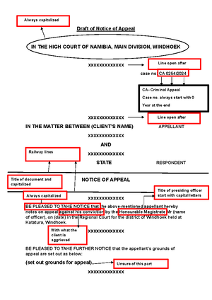 Founding Affidavit Civil Procedure Studocu