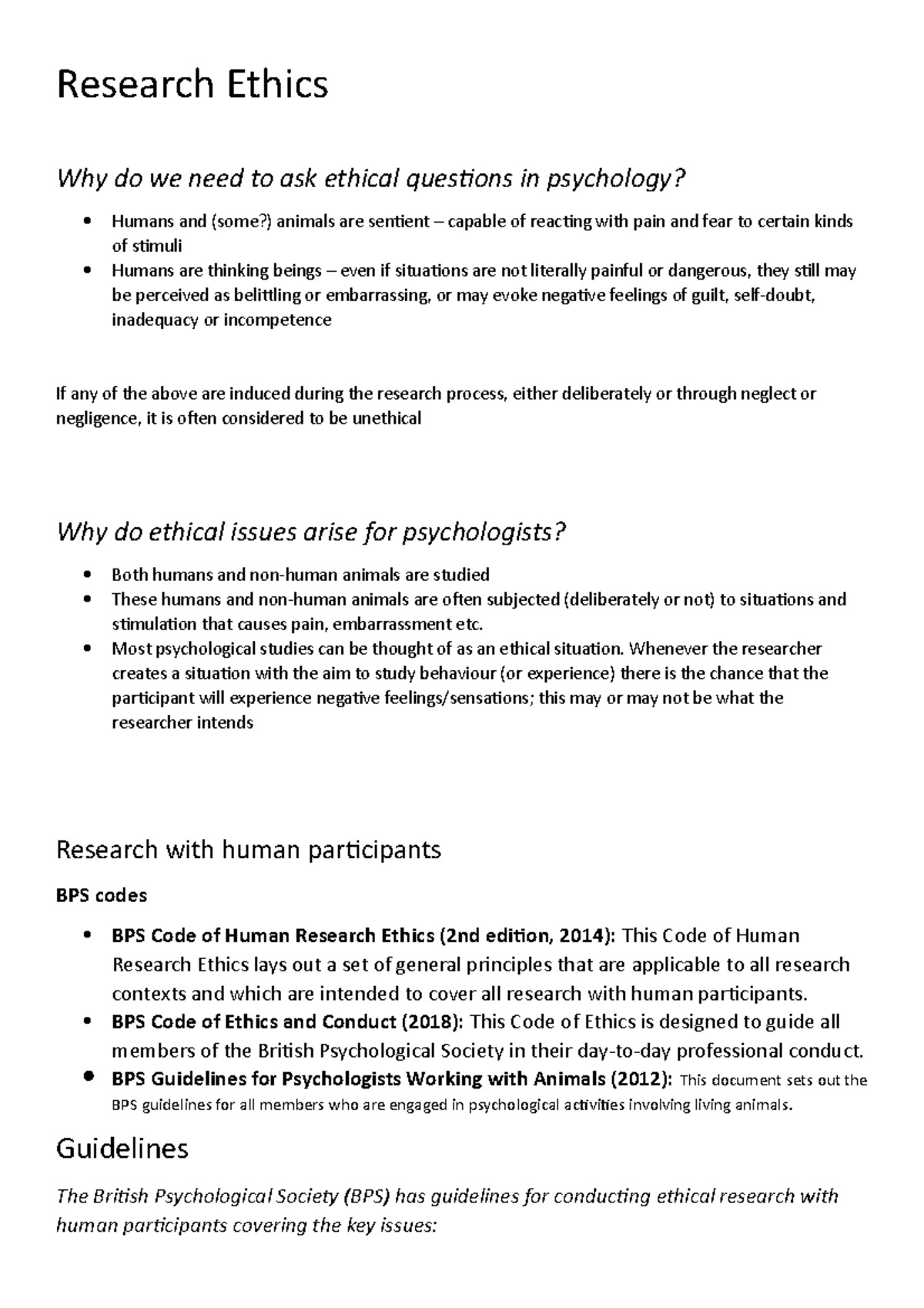 Research Ethics - Research Ethics Why do we need to ask ethical ...