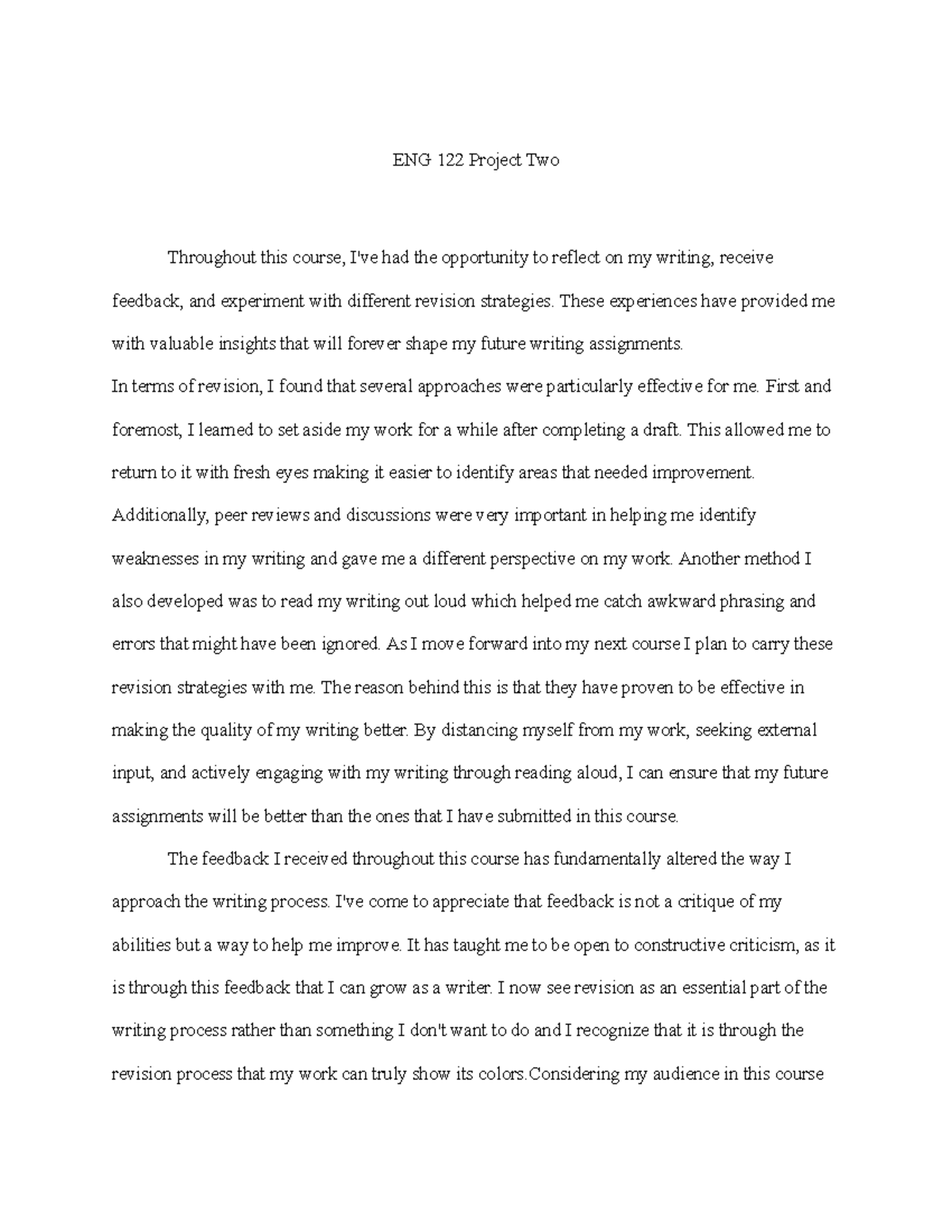 Project Two ENG 122 - nasd asd asd asd asd asd - ENG 122 Project Two ...