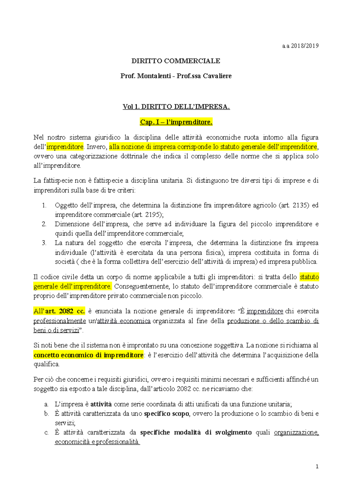 Diritto Commerciale - Campobasso Vol. 1 - A 2018/ DIRITTO COMMERCIALE ...