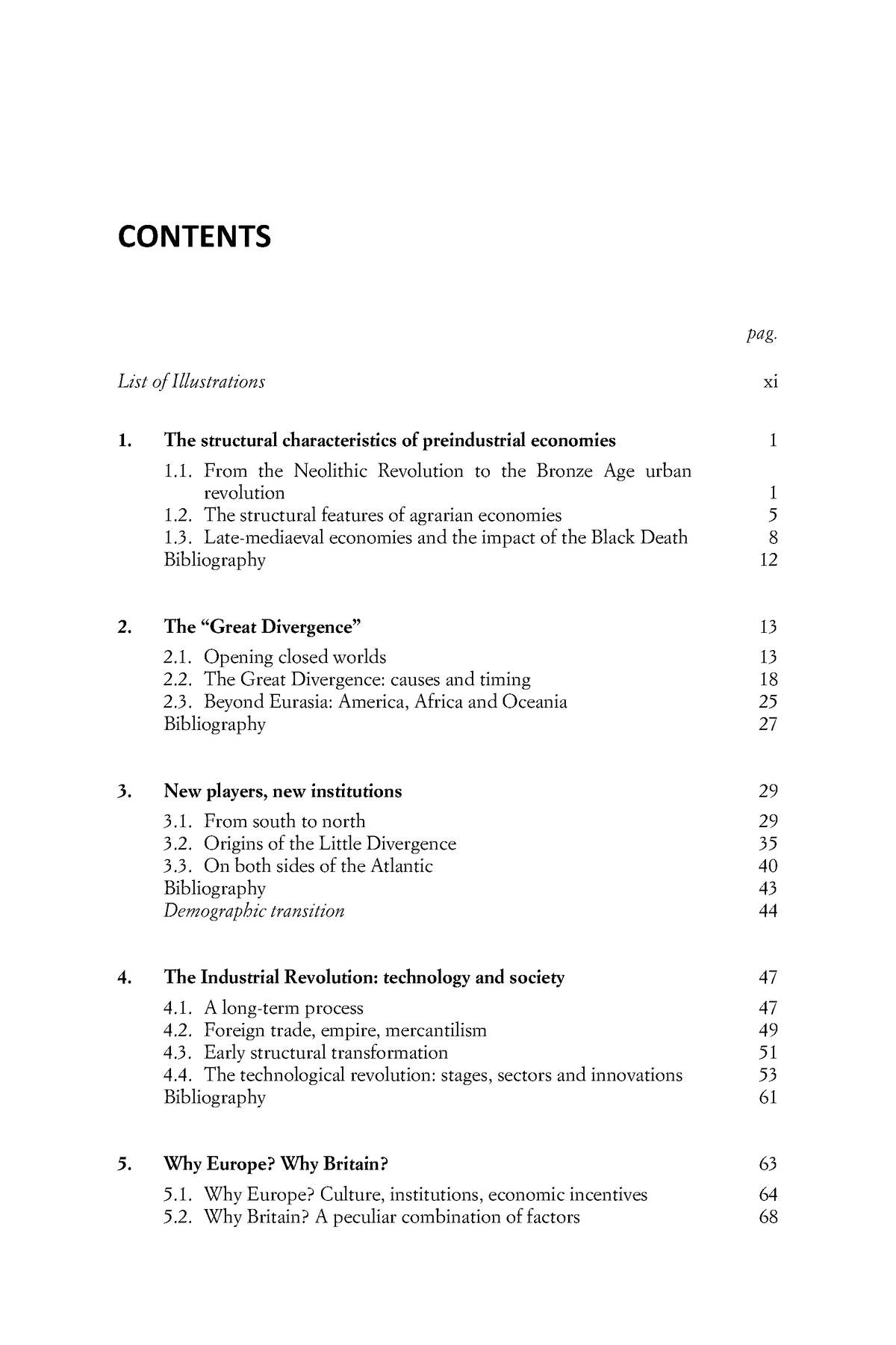 Economic History Textbook 2 - CONTENTS pag. vi The Global Economy viii ...