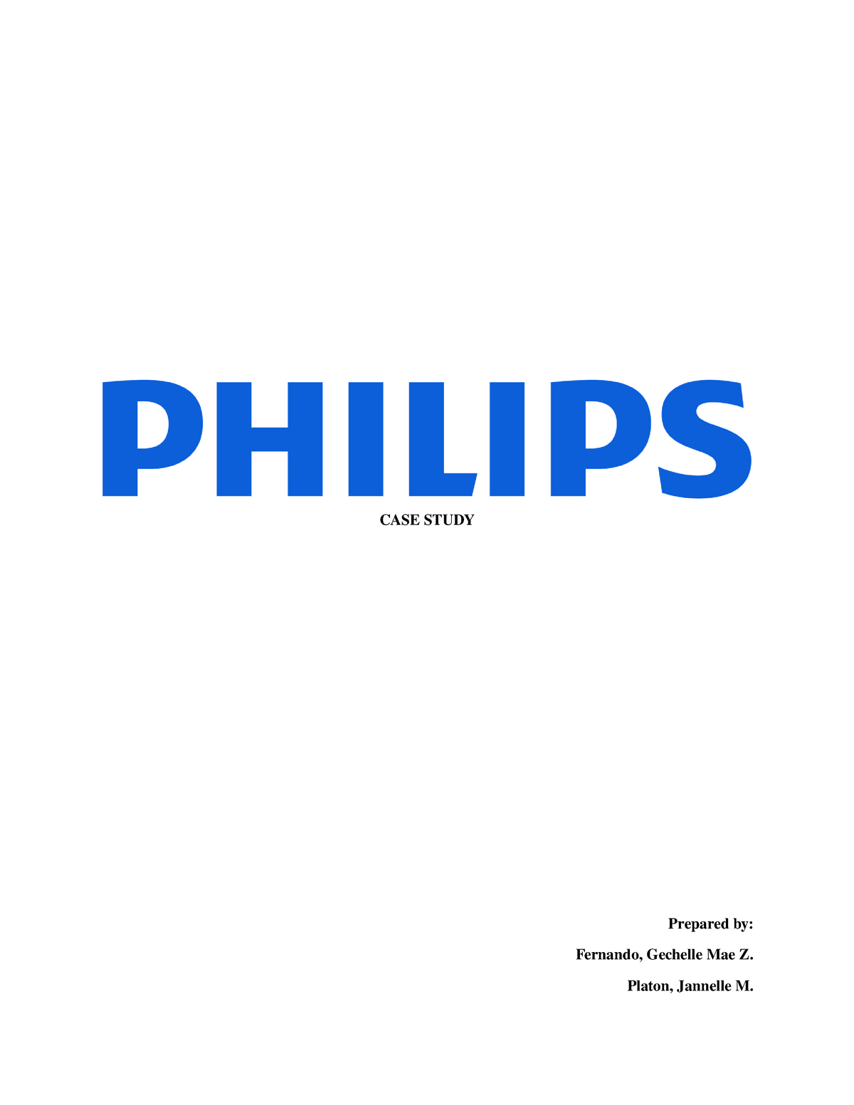 philips case study introduction