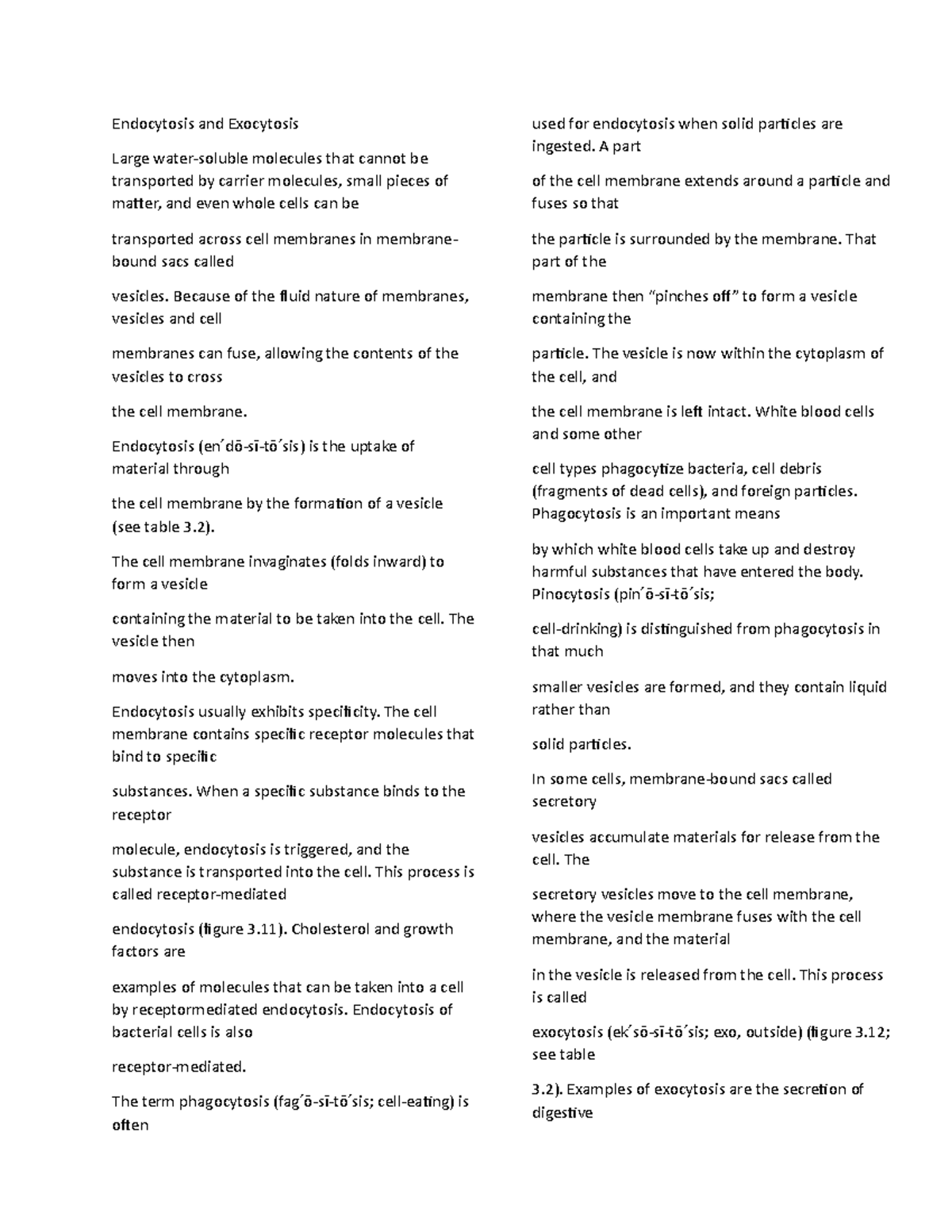 Seeley's Anatomy and Physiology Chapter 3.6 - Endocytosis and ...