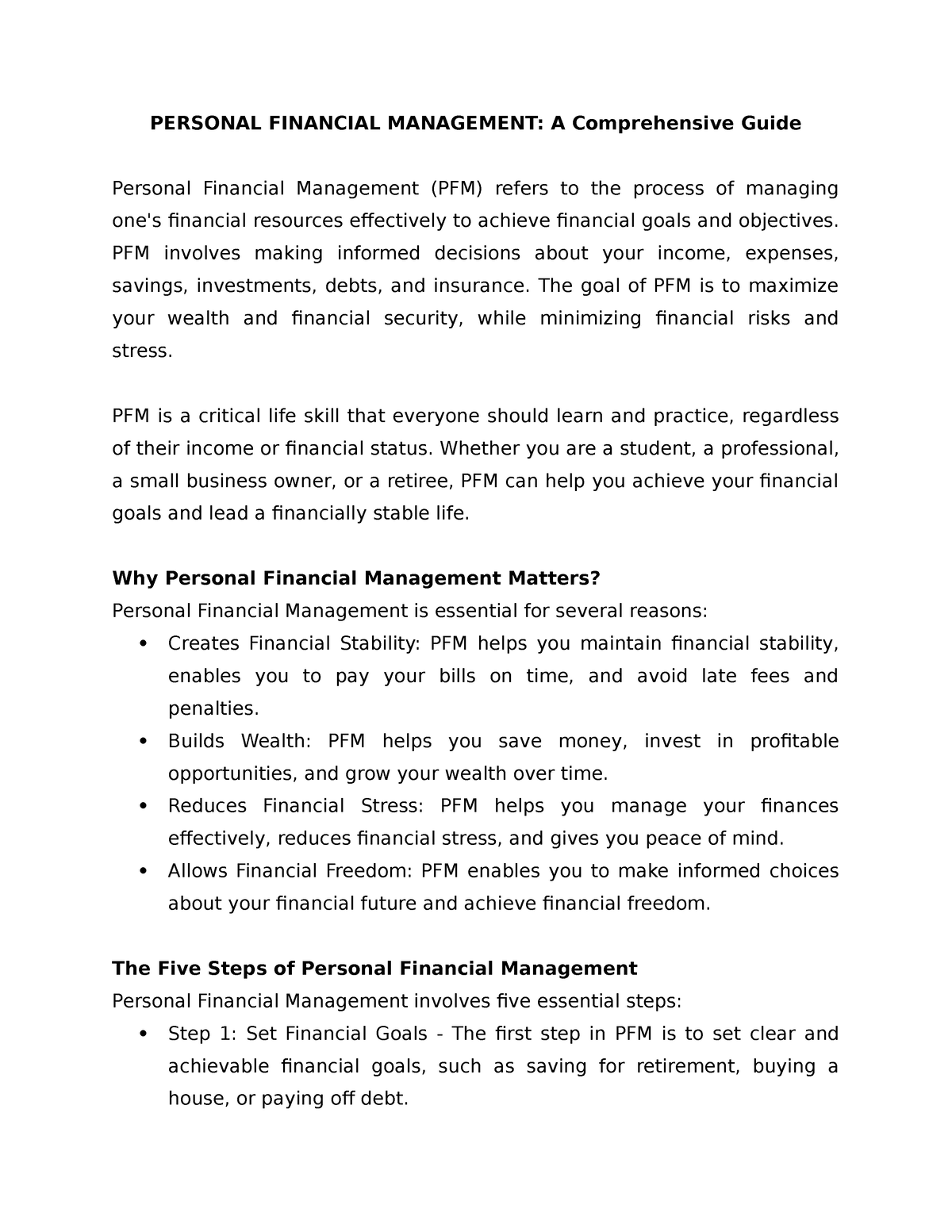 personal-financial-management-a-comprehensive-guide-personal