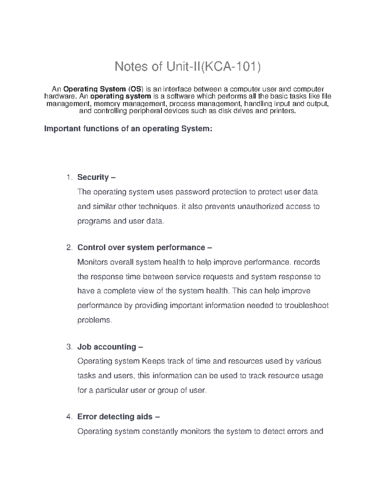 Notes of Unit - II comp Fundamental (1)-converted - Notes of Unit-II ...