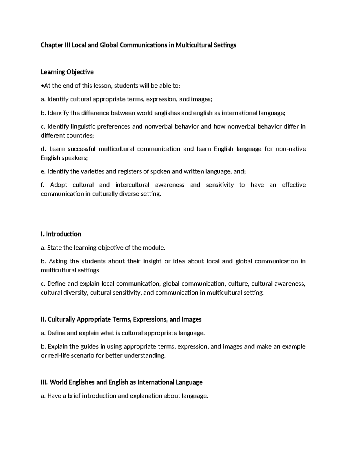 Pur Comm Outline - ./....,., - Chapter III Local and Global ...