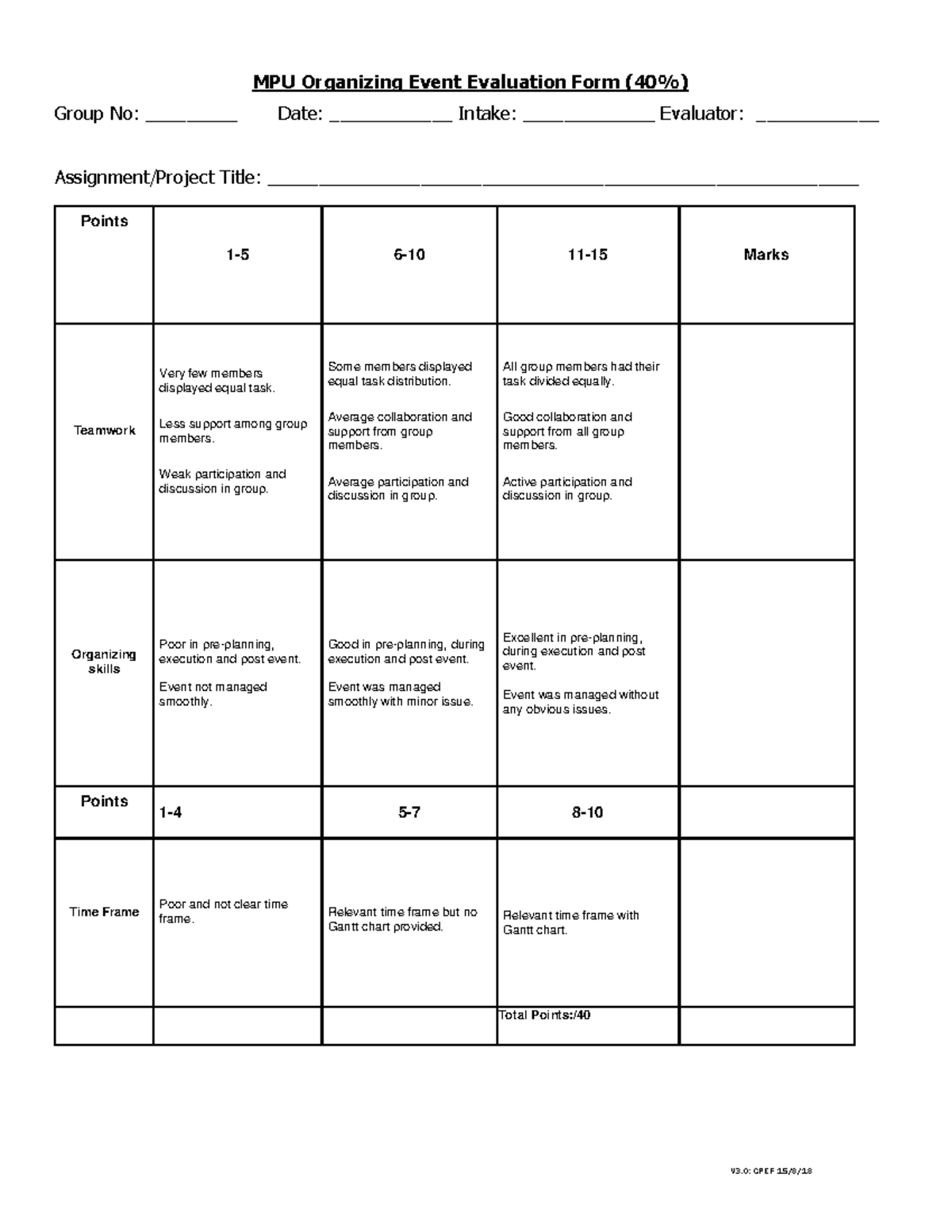 EET Event organizing form sdvs sdvs sdc - V3: GPEF 15/8/ Points 1-5 6 ...