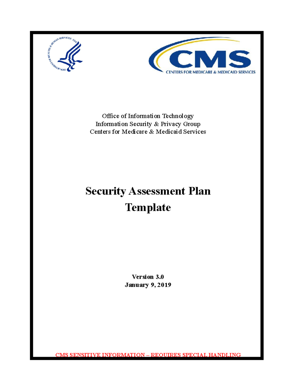 Security Assessment Plan Template - Office of Information Technology