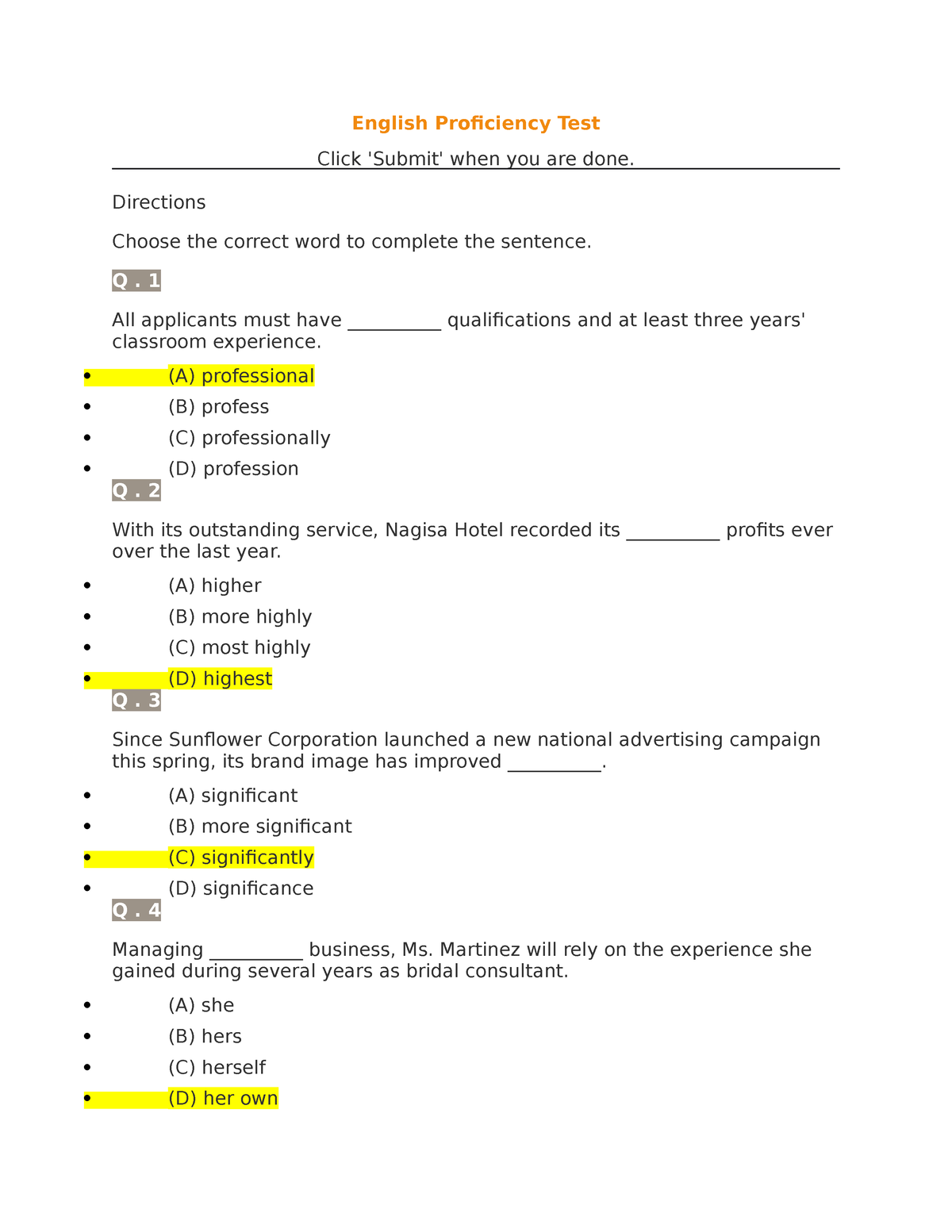 EPT Questions Native CAMP EPT TEST English Proficiency Test Click 