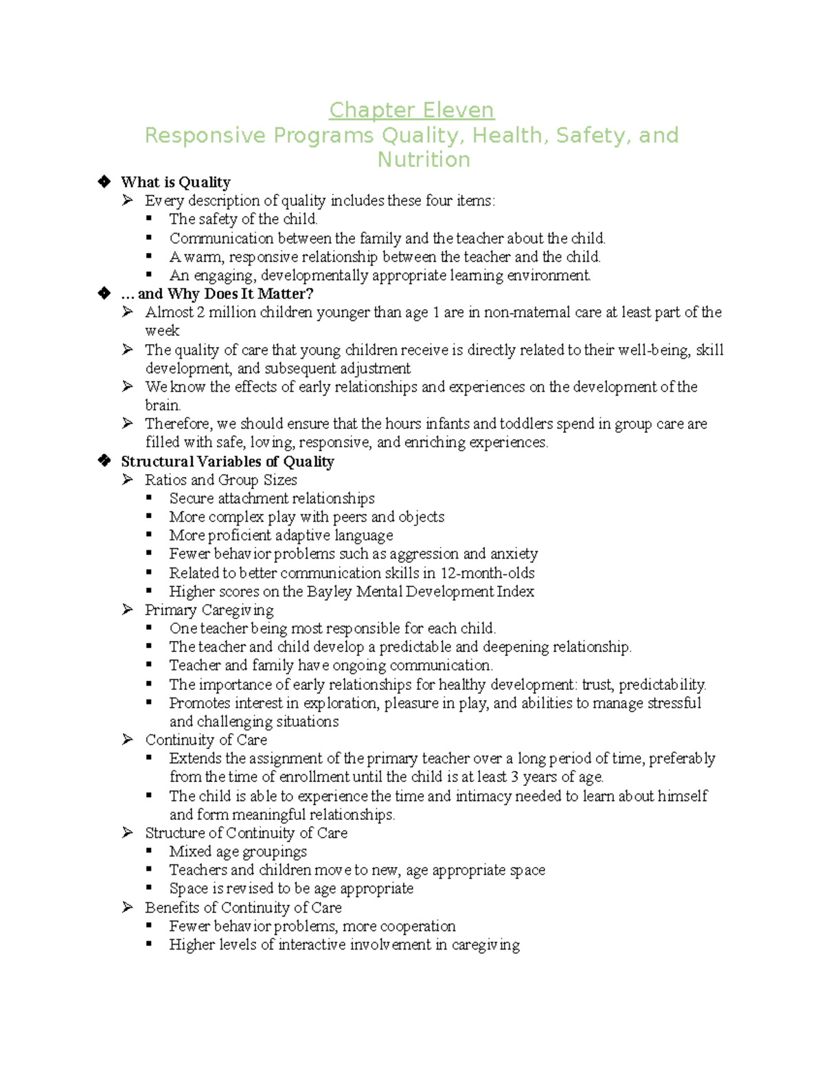 Chapter Eleven - Lecture notes 11 - Chapter Eleven Responsive Programs ...