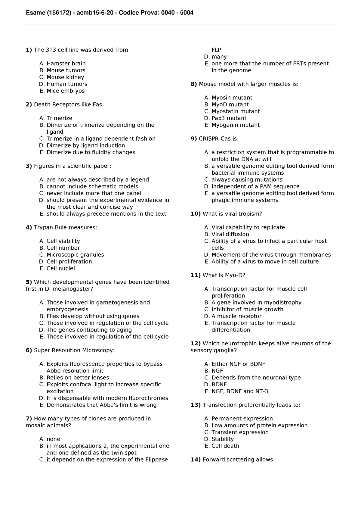 exam6-exam-sample-biffo-vaccari-advanced-molecular-and-cellular