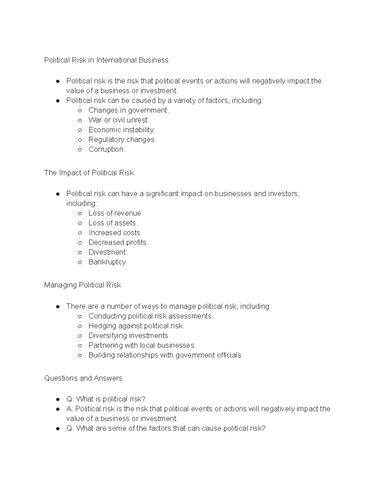 lecture-19-political-risk-in-international-business-political-risk-in