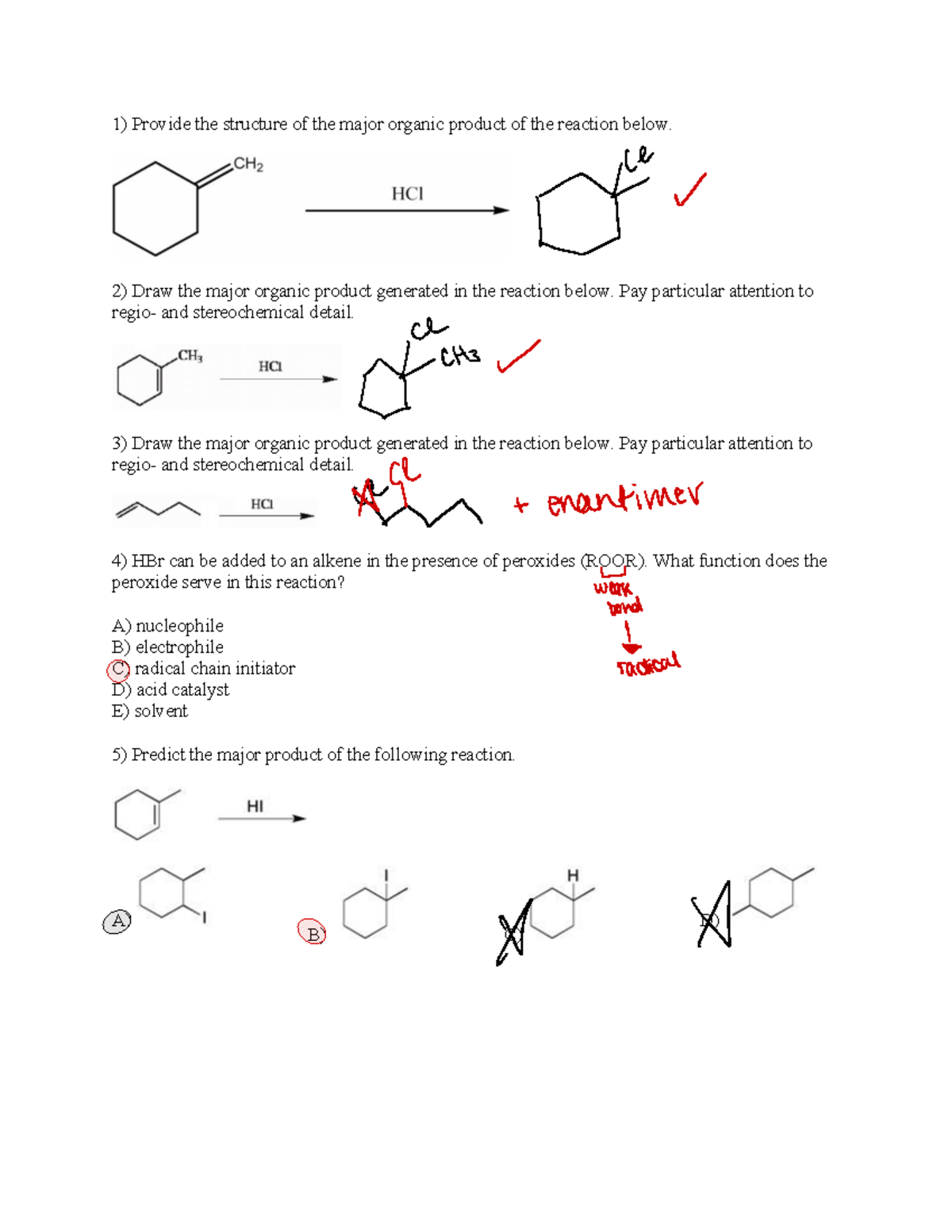 2023 Chapter+8+Questions+-+Exam+3+Prep - Provide the structure of the ...