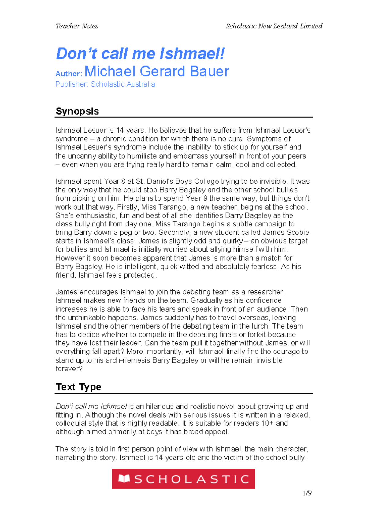Don t call me Ishmael - English notes - ENGL331 - RMIT University - Studocu