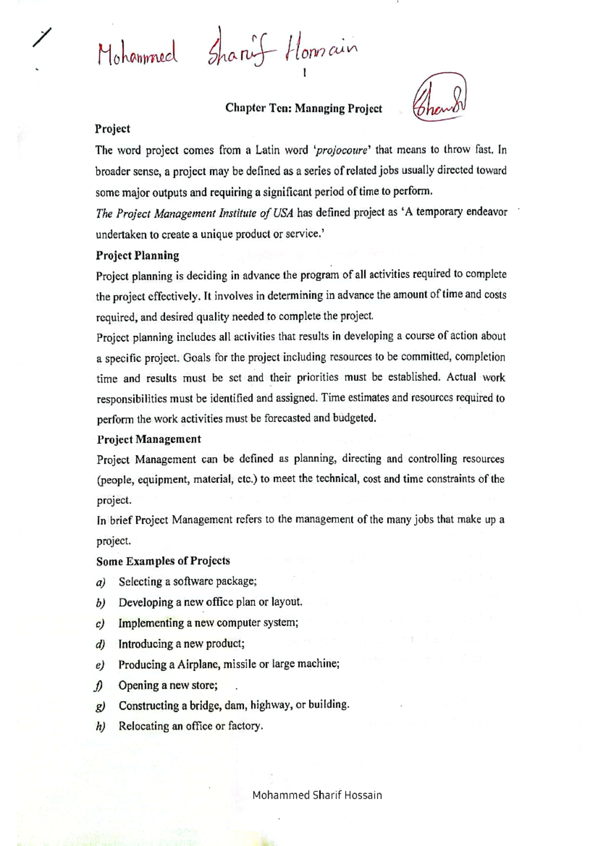 Project Management, Operations Scheduling, Quality Control - Operations ...
