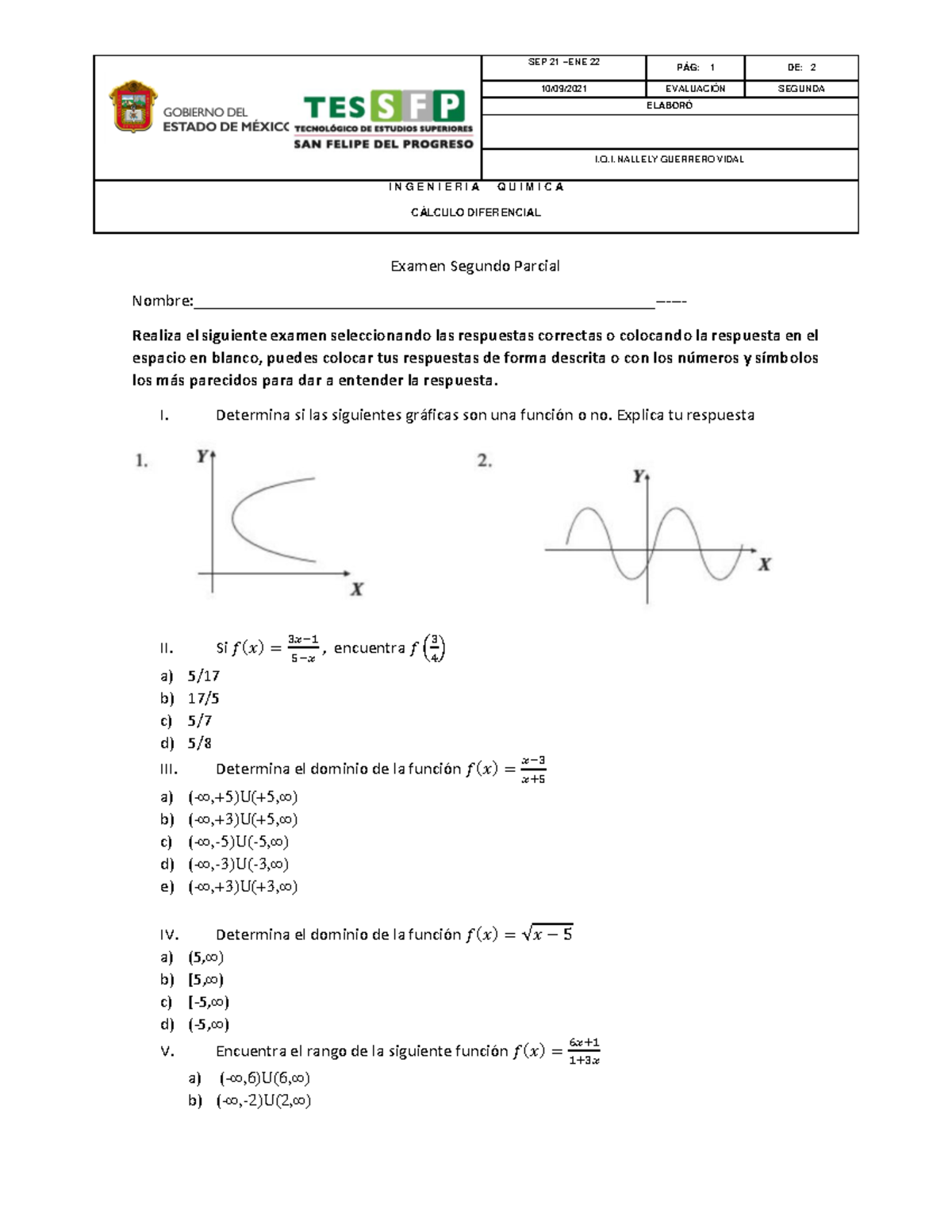 Examen Segundo Parcial - Ingenieria Civil - Studocu