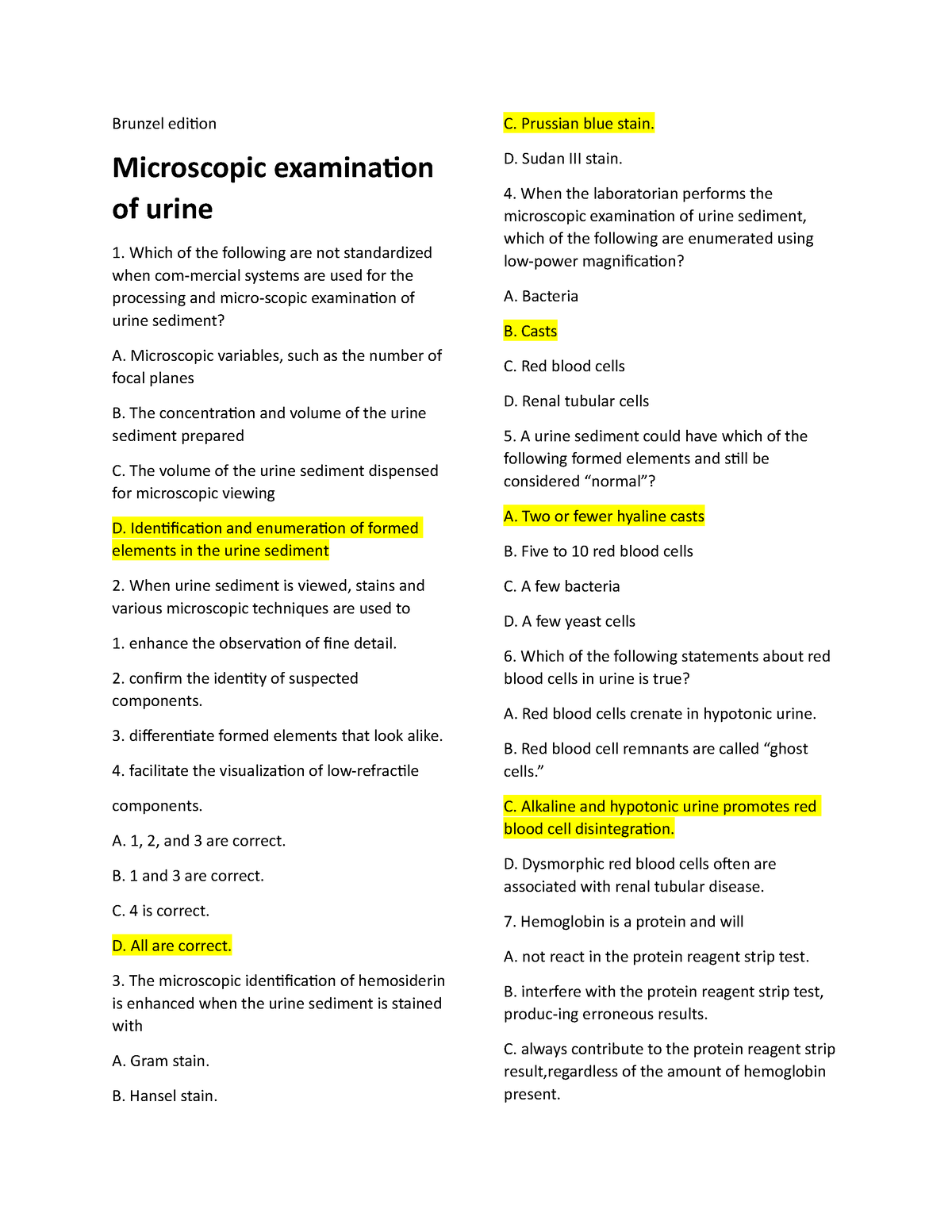 AUB F - They Will Help Other Student - Brunzel Edition Microscopic ...